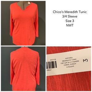 Chico’s Tunic - Long Sleeve - XL - NWT